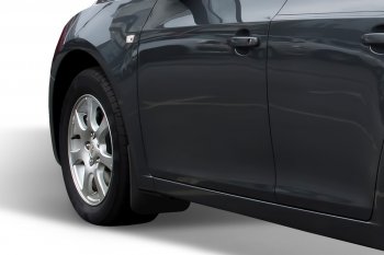1 249 р. Передние брызговики NovLine Chevrolet Cruze J300 седан дорестайлинг (2009-2012)  с доставкой в г. Кемерово. Увеличить фотографию 2
