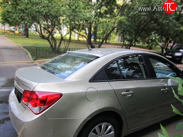 2 749 р. Козырёк на заднее лобовое стекло Sport Chevrolet Cruze J300 седан дорестайлинг (2009-2012) (Неокрашенный)  с доставкой в г. Кемерово
