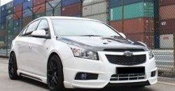 3 999 р. Накладка на передний бампер Extrime Chevrolet Cruze J305 хэтчбек дорестайлинг (2009-2012) (Неокрашенная)  с доставкой в г. Кемерово. Увеличить фотографию 3
