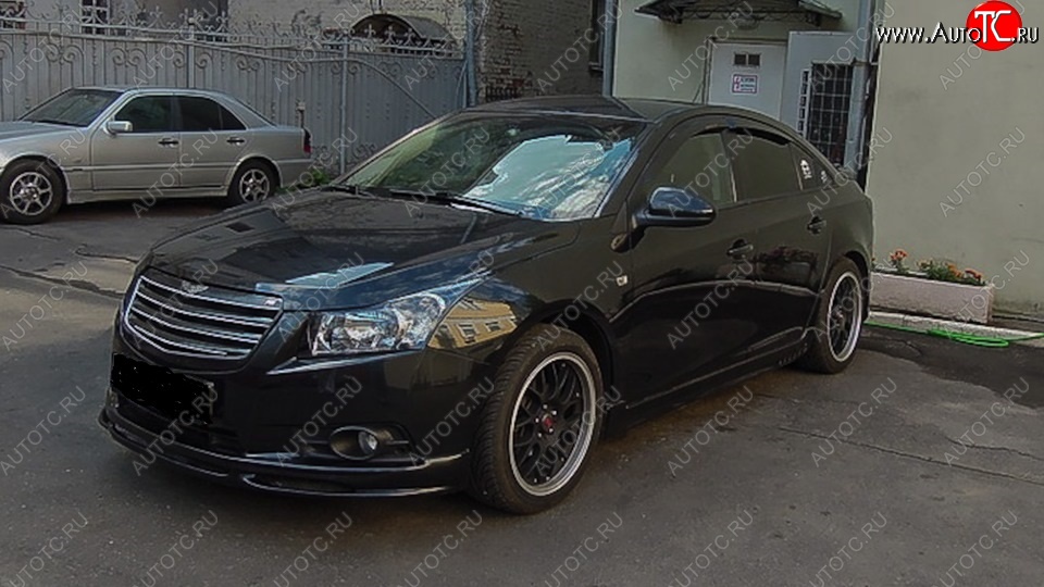 5 499 р. Накладка на передний бампер SPORT CLUB Chevrolet Cruze J305 хэтчбек дорестайлинг (2009-2012) (Неокрашенная)  с доставкой в г. Кемерово