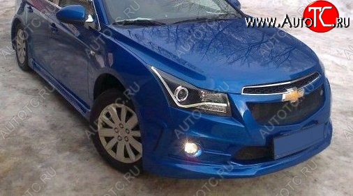 6 999 р. Передний бампер Sport Chevrolet Cruze J305 хэтчбек дорестайлинг (2009-2012) (Неокрашенный)  с доставкой в г. Кемерово
