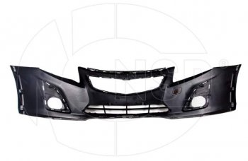 8 749 р. Бампер передний NSP Chevrolet Cruze J300 седан рестайлинг (2012-2015) (Неокрашенный)  с доставкой в г. Кемерово. Увеличить фотографию 3