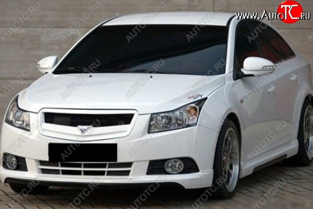 2 999 р. Решётка радиатора Road Runs style Chevrolet Cruze J305 хэтчбек рестайлинг (2012-2015) (Неокрашенная)  с доставкой в г. Кемерово
