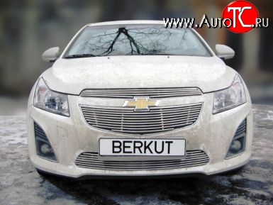 5 999 р. Декоративная вставка решетки радиатора Berkut Chevrolet Cruze J300 седан рестайлинг (2012-2015)  с доставкой в г. Кемерово
