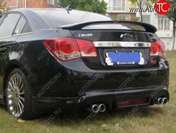 3 999 р. Спойлер CT Chevrolet Cruze J300 седан дорестайлинг (2009-2012) (Неокрашенный)  с доставкой в г. Кемерово