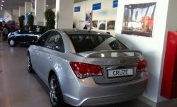 6 849 р. Спойлер LitCompany Chevrolet Cruze J300 седан дорестайлинг (2009-2012) (Неокрашенный)  с доставкой в г. Кемерово. Увеличить фотографию 5