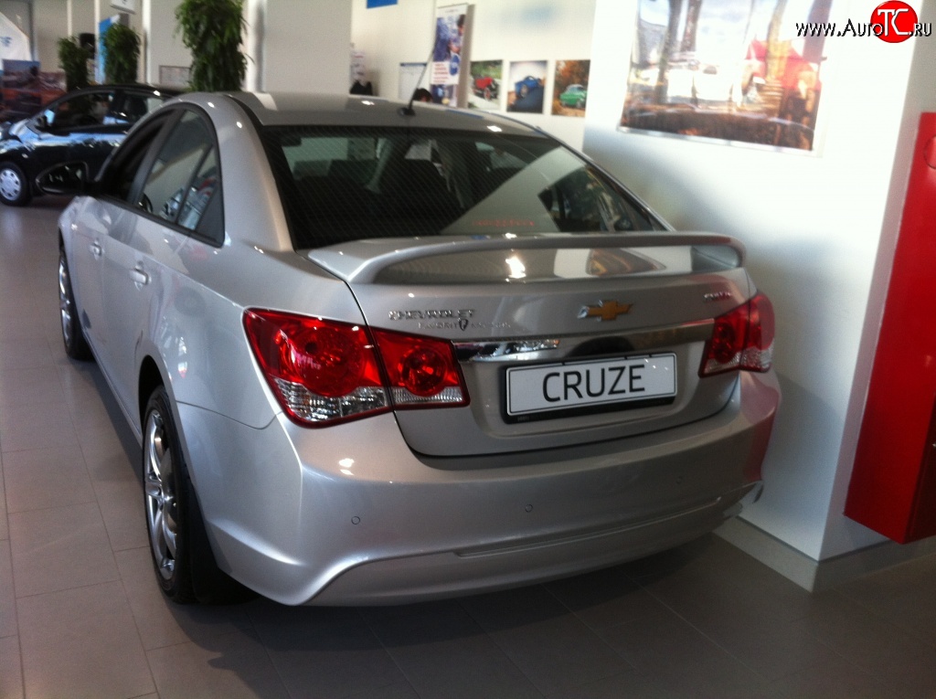 6 849 р. Спойлер LitCompany Chevrolet Cruze J300 седан дорестайлинг (2009-2012) (Неокрашенный)  с доставкой в г. Кемерово