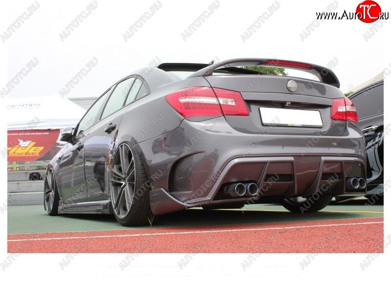 11 899 р. Задний бампер MYRIDE STYLE Chevrolet Cruze J300 седан дорестайлинг (2009-2012) (Неокрашенный)  с доставкой в г. Кемерово