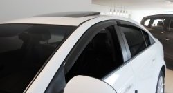 1 249 р. Дефлектора окон Avtoclover Chevrolet Cruze J305 хэтчбек дорестайлинг (2009-2012)  с доставкой в г. Кемерово. Увеличить фотографию 2