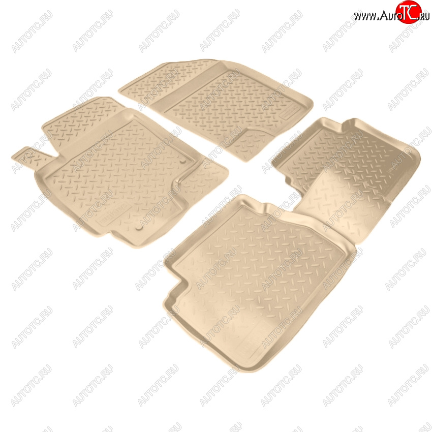 3 269 р. Коврики салона Norplast Unidec  Chevrolet Epica  V250 (2006-2012) (Цвет: бежевый)  с доставкой в г. Кемерово