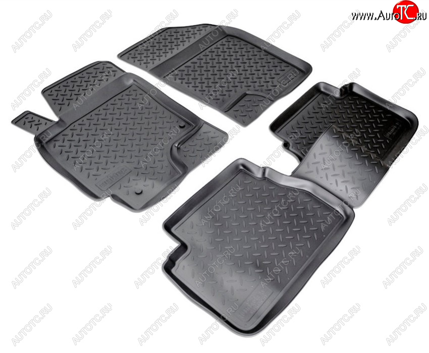2 799 р. Комплект ковриков в салон Norplast Unidec Chevrolet Epica V250 (2006-2012) (Цвет: черный)  с доставкой в г. Кемерово