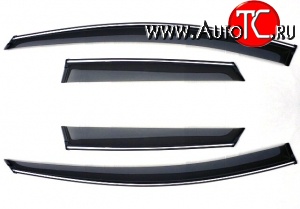 999 р. Комплект дефлекторов окон (ветровиков) 4 шт. (седан) Russtal Chevrolet Epica V250 (2006-2012)  с доставкой в г. Кемерово