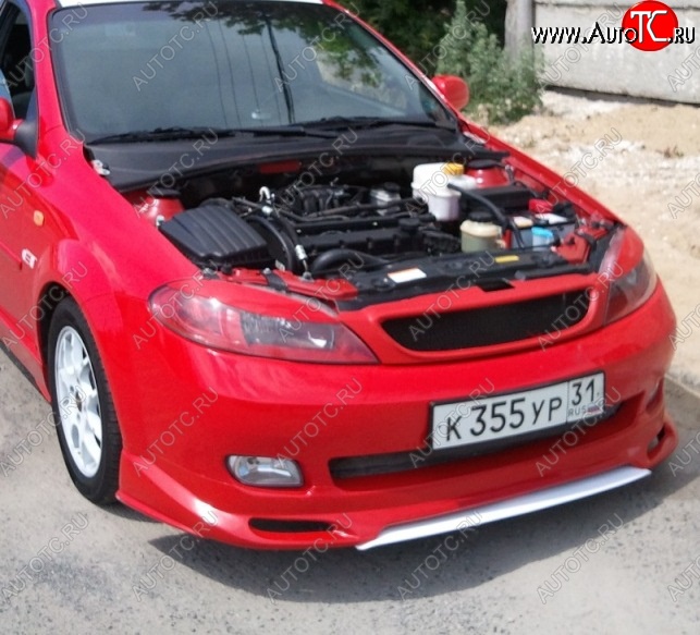 1 249 р. Нижняя планка для накладки переднего бампера CT 1 Chevrolet Lacetti хэтчбек (2002-2013) (Неокрашенная)  с доставкой в г. Кемерово
