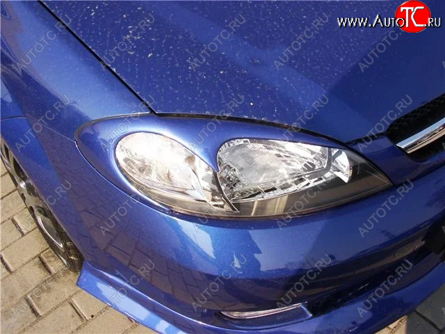 889 р. Реснички на фары KURAJ  Chevrolet Lacetti  хэтчбек (2002-2013) (Неокрашенные)  с доставкой в г. Кемерово
