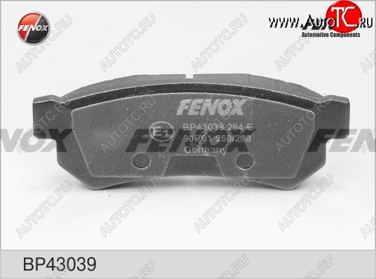 1 249 р. Колодка заднего дискового тормоза FENOX (без ушек)  Chevrolet Lacetti ( седан,  универсал,  хэтчбек) (2002-2013)  с доставкой в г. Кемерово