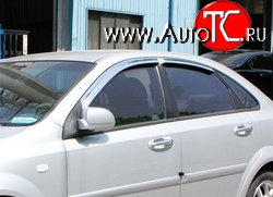 999 р. Комплект дефлекторов окон (ветровиков) 4 шт. Russtal Chevrolet Lacetti седан (2002-2013)  с доставкой в г. Кемерово