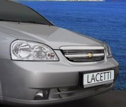 215 р. Декоративные вставки воздухозаборника Souz-96  Chevrolet Lacetti ( седан,  универсал) (2002-2013)  с доставкой в г. Кемерово. Увеличить фотографию 1