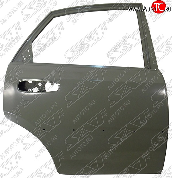 9 199 р. Правая дверь задняя SAT Chevrolet Lacetti седан (2002-2013) (Неокрашенная)  с доставкой в г. Кемерово