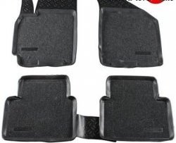Комплект ковриков в салон Aileron (полиуретан, 4 шт., покрытие Soft). Chevrolet Lacetti ( седан,  универсал) (2002-2013), Daewoo Gentra  KLAS (2012-2016)