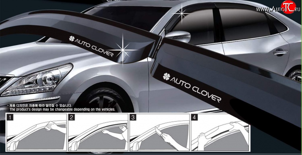 849 р. Дефлектора окон Avtoclover Chevrolet Lacetti универсал (2002-2013)  с доставкой в г. Кемерово