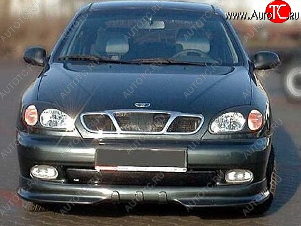 3 399 р. Накладка на передний бампер CT v3 Daewoo Lanos T100 хэтчбэк 5 дв. дорестайлинг (1997-2002) (Неокрашенная)  с доставкой в г. Кемерово