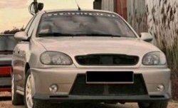 6 249 р. Передний бампер CT Daewoo Lanos T100 хэтчбэк 5 дв. дорестайлинг (1997-2002) (Неокрашенный)  с доставкой в г. Кемерово. Увеличить фотографию 2