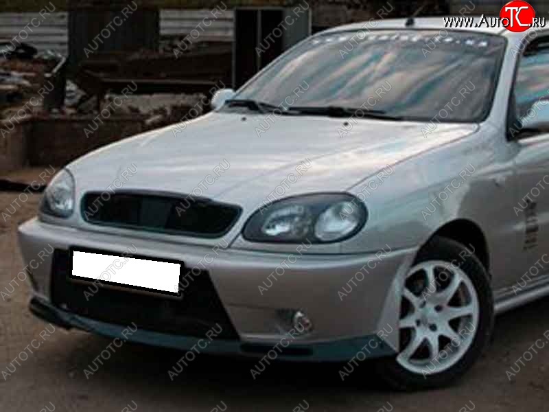 6 249 р. Передний бампер CT Daewoo Lanos T100 хэтчбэк 5 дв. дорестайлинг (1997-2002) (Неокрашенный)  с доставкой в г. Кемерово