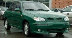 4 199 р. Передний бампер Дельта Daewoo Lanos T100 хэтчбэк 5 дв. дорестайлинг (1997-2002) (Неокрашенный)  с доставкой в г. Кемерово. Увеличить фотографию 5