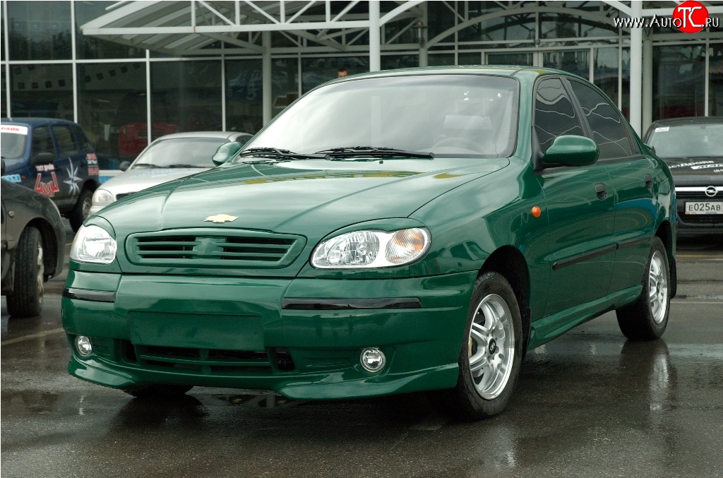 4 199 р. Передний бампер Дельта Daewoo Lanos T100 хэтчбэк 5 дв. дорестайлинг (1997-2002) (Неокрашенный)  с доставкой в г. Кемерово