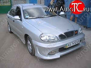 6 469 р. Передний бампер Lan Daewoo Lanos T100 хэтчбэк 5 дв. дорестайлинг (1997-2002) (Неокрашенный)  с доставкой в г. Кемерово