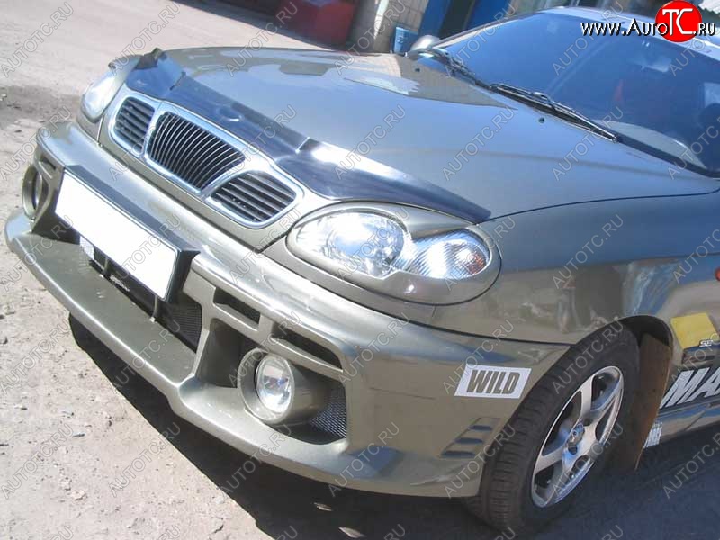 6 899 р. Передний бампер SX Daewoo Lanos T150 рестайлинг, седан (2000-2009) (Неокрашенный)  с доставкой в г. Кемерово