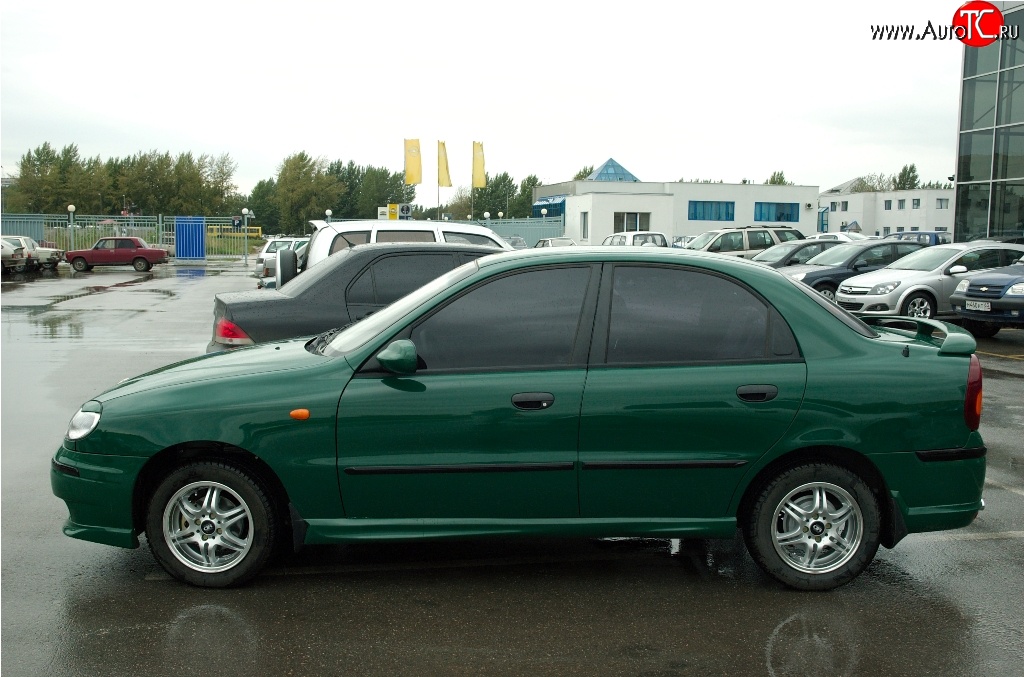 2 399 р. Комплект порогов Дельта Daewoo Lanos T150 рестайлинг, седан (2000-2009) (Неокрашенные)  с доставкой в г. Кемерово