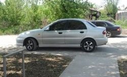 4 399 р. Пороги накладки CT Daewoo Lanos T150 рестайлинг, седан (2000-2009) (Неокрашенные)  с доставкой в г. Кемерово. Увеличить фотографию 3