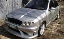 4 399 р. Пороги накладки CT Daewoo Lanos T150 рестайлинг, седан (2000-2009) (Неокрашенные)  с доставкой в г. Кемерово. Увеличить фотографию 2
