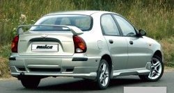 4 049 р. Пороги накладки Nika  Chevrolet Lanos ( T100,  T150,  седан) (1997-2017), Daewoo Sense  Т100 (1997-2008), ЗАЗ Chance ( седан,  хэтчбэк) (2009-2017), ЗАЗ Sens ( седан,  хэтчбэк) (2007-2017) (Неокрашенные)  с доставкой в г. Кемерово. Увеличить фотографию 2