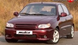 Пороги накладки Nika 2 Daewoo Lanos ( T100,  T150) (1997-2008), Daewoo Sense  Т100 (1997-2008), ЗАЗ Chance  хэтчбэк (2009-2017), ЗАЗ Sens  хэтчбэк (2007-2017)