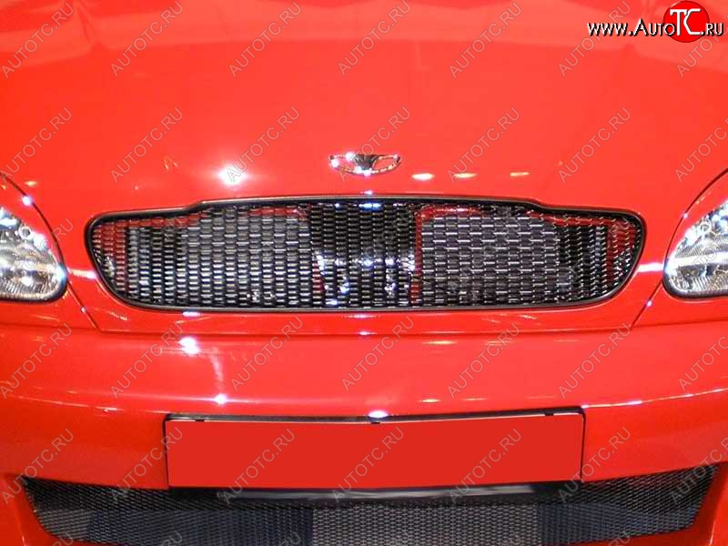 3 199 р. Решётка радиатора CT Daewoo Lanos T100 дорестайлинг, седан (1997-2002) (Неокрашенная)  с доставкой в г. Кемерово