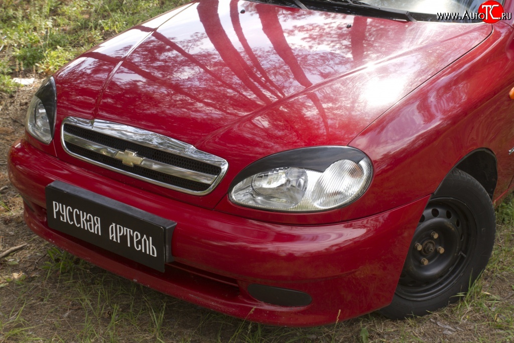 799 р. Накладки на фары RA Daewoo Lanos T100 дорестайлинг, седан (1997-2002) (Неокрашенные) с доставкой в г. Кемерово Увеличить фотографию 1 799 р. Накладки на фары RA Daewoo Lanos T100 дорестайлинг, седан (1997-2002) (Неокрашенные) с доставкой в г. Кемерово