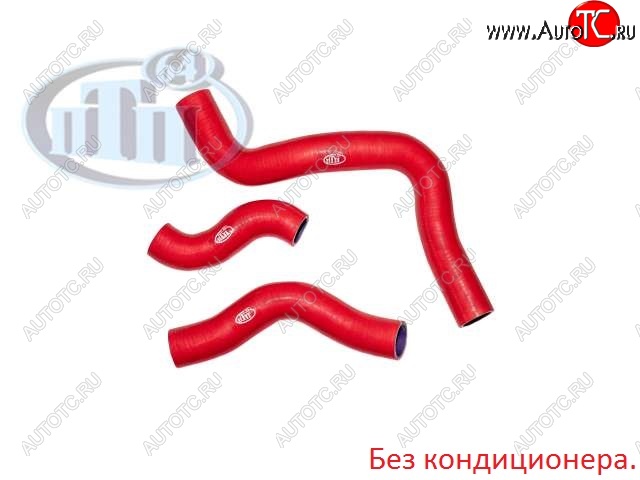 2 499 р. Патрубки радиатора ПТП64 Chevrolet Lanos T100 седан (2002-2017) (Без кондиционера)  с доставкой в г. Кемерово