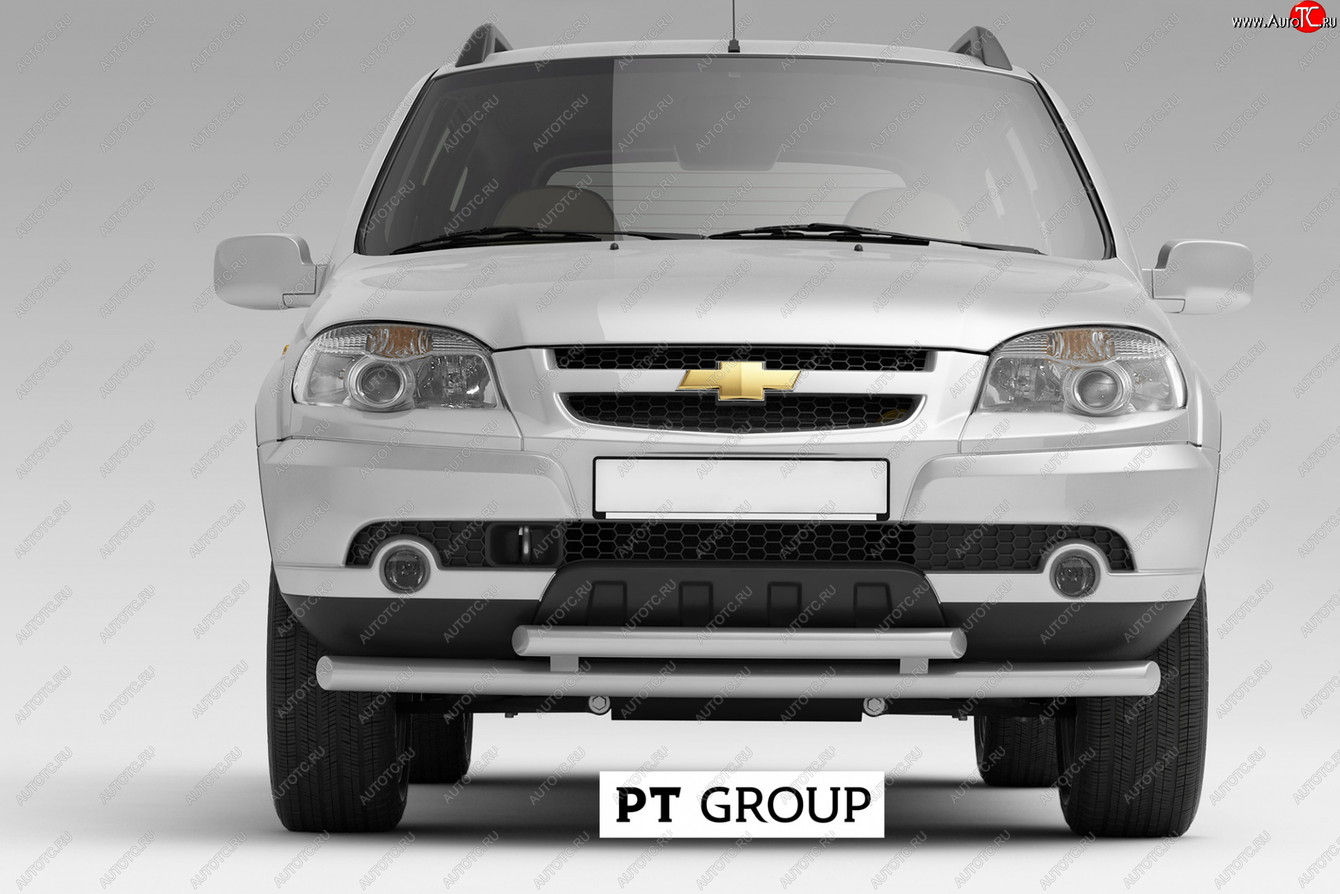 5 989 р. Защита переднего бампера Petroil Tuning (Ø63/51 мм)  Chevrolet Niva  2123 (2009-2020), Лада 2123 (Нива Шевроле) (2009-2021) (Сталь полимерным покрытием в цвет: серебристый ❞Искра❝)  с доставкой в г. Кемерово