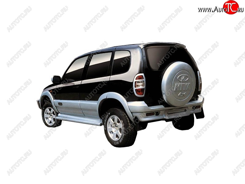 999 р. Комплект накладок на арки Stan (широкие)  Chevrolet Niva  2123 (2002-2008) дорестайлинг (Неокрашенные)  с доставкой в г. Кемерово
