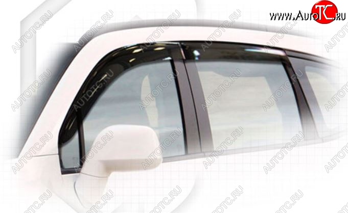 2 199 р. Дефлектора окон CA-Plastiс Chevrolet Orlando (2011-2018) (Classic полупрозрачный, Без хром.молдинга)  с доставкой в г. Кемерово