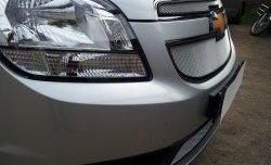 1 539 р. Сетка в решетку радиатора (нижняя) Russtal Chevrolet Orlando (2011-2018) (хром)  с доставкой в г. Кемерово. Увеличить фотографию 4