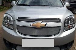 1 539 р. Сетка в решетку радиатора (нижняя) Russtal Chevrolet Orlando (2011-2018) (хром)  с доставкой в г. Кемерово. Увеличить фотографию 5