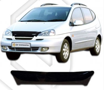 Дефлектор капота CA-Plastic Chevrolet Rezzo (2000-2008)