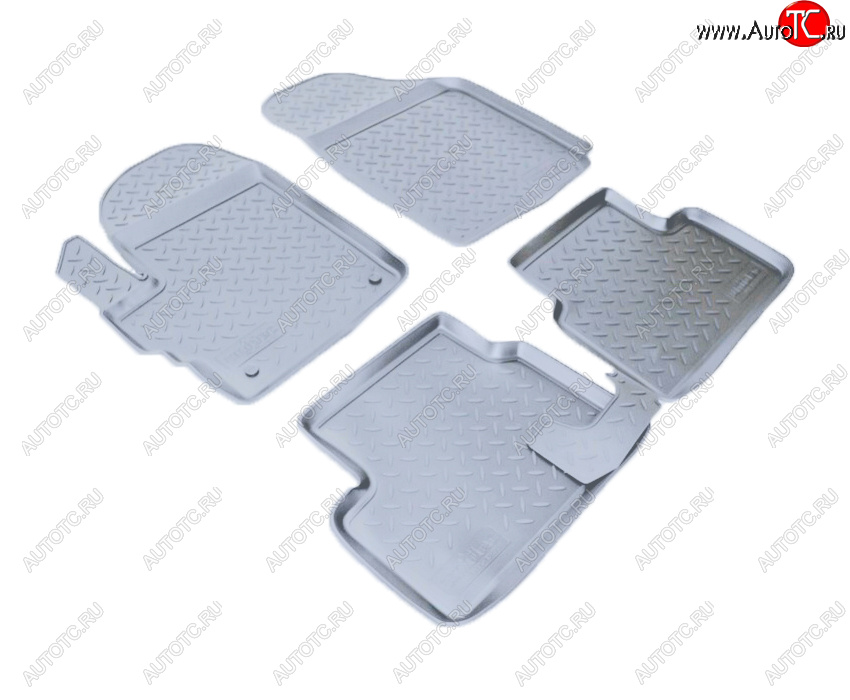 2 759 р. Коврики салона Norplast Unidec  Chevrolet Spark  M200,250 (2005-2010) (Цвет: серый)  с доставкой в г. Кемерово