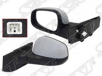 Боковое левое зеркало заднего вида SAT (регулировка, 3 контакта) Chevrolet Spark  M300 (2010-2015), Daewoo Matiz  M300 (2009-2016), Ravon R2 (2016-2025)
