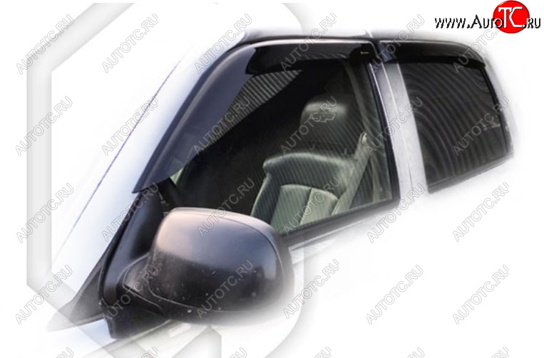 2 159 р. Дефлектора окон CA-Plastic  Chevrolet Tahoe  GMT800 (2000-2006) (Classic полупрозрачный)  с доставкой в г. Кемерово