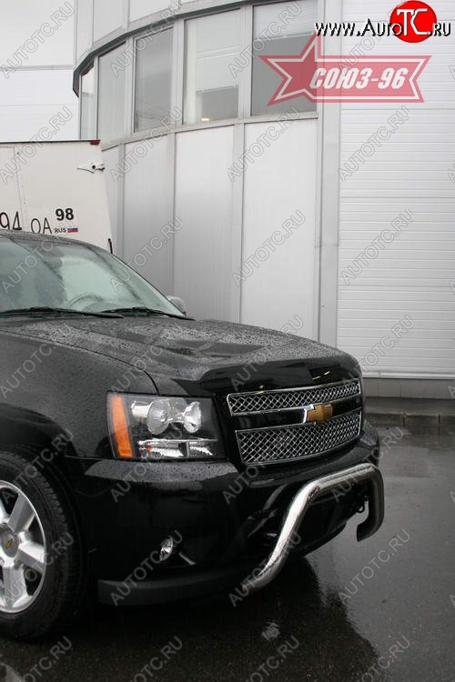21 059 р. Защита переднего бампера Souz-96 (d76) Chevrolet Tahoe GMT900 5 дв. (2006-2013)  с доставкой в г. Кемерово