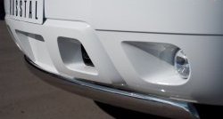 18 099 р. Защита переднего бампера (Ø75х42 мм, нержавейка) Russtal Chevrolet Tracker (2013-2015)  с доставкой в г. Кемерово. Увеличить фотографию 3